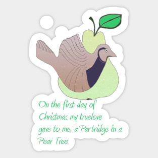 A Partridge in a Pear Tree Sticker